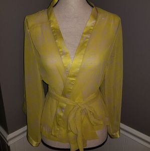 H&M | Yellow Gold Floral Kimono